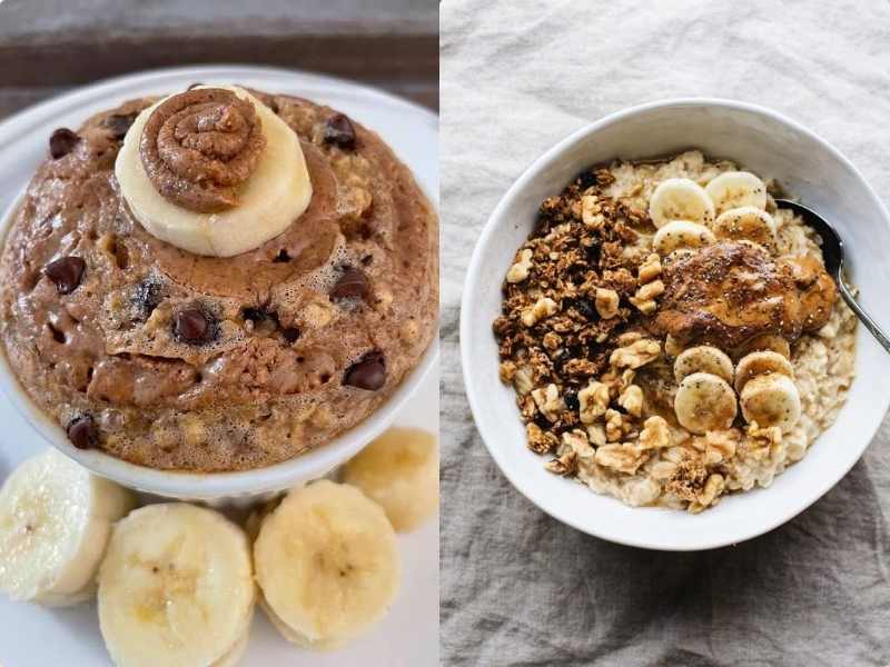 Almond Butter Banana Oatmeal