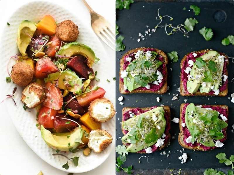 Beet and Goat Cheese