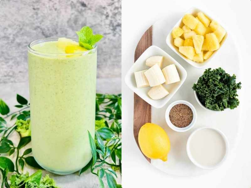 Kale and Pineapple Smoothie