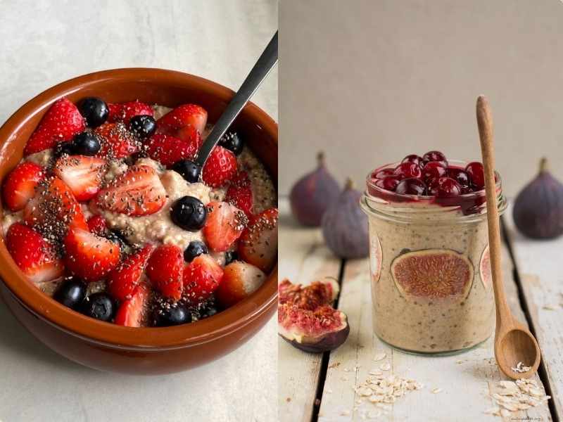 Oat Bran Porridge with Berries