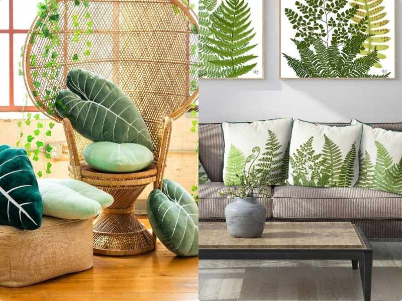 nature inspired for throw pillow ideas