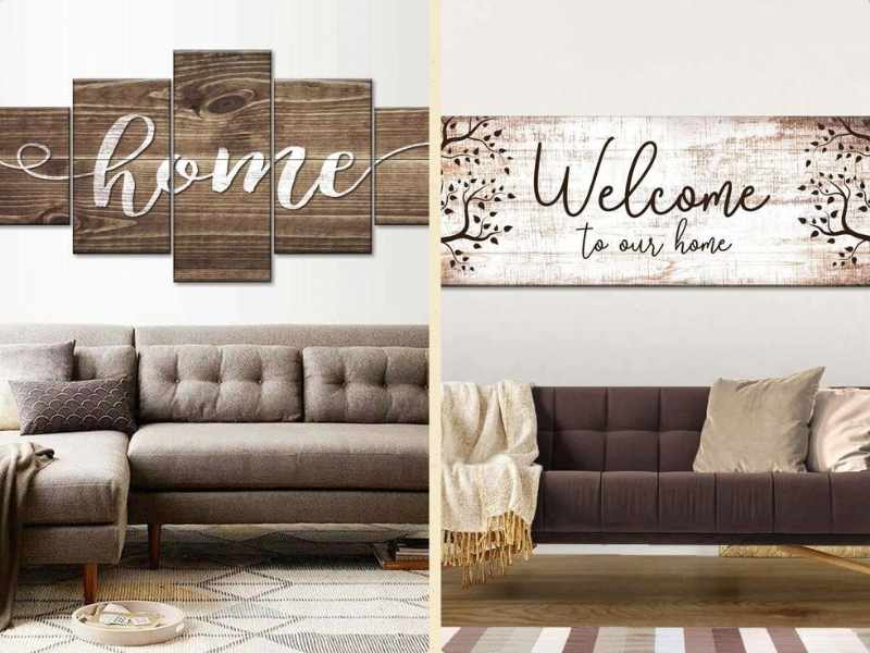 typography for diy wall art on canvas