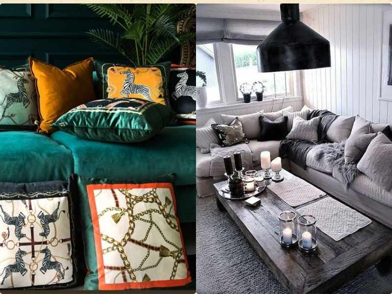 velvet luxury for throw pillow ideas