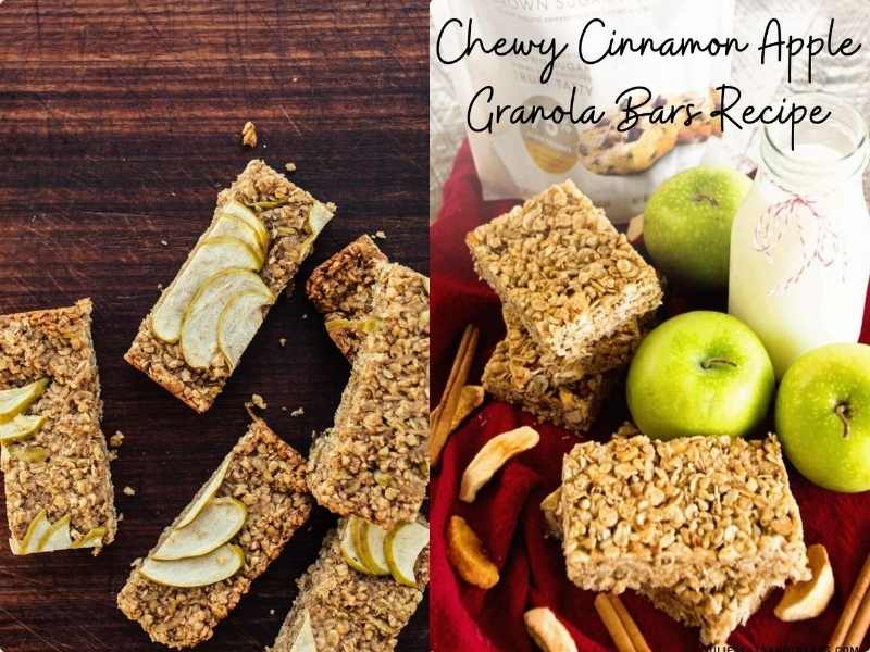 Apple Cinnamon Granola Bars