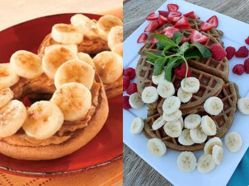 Banana Whole Grain Waffles