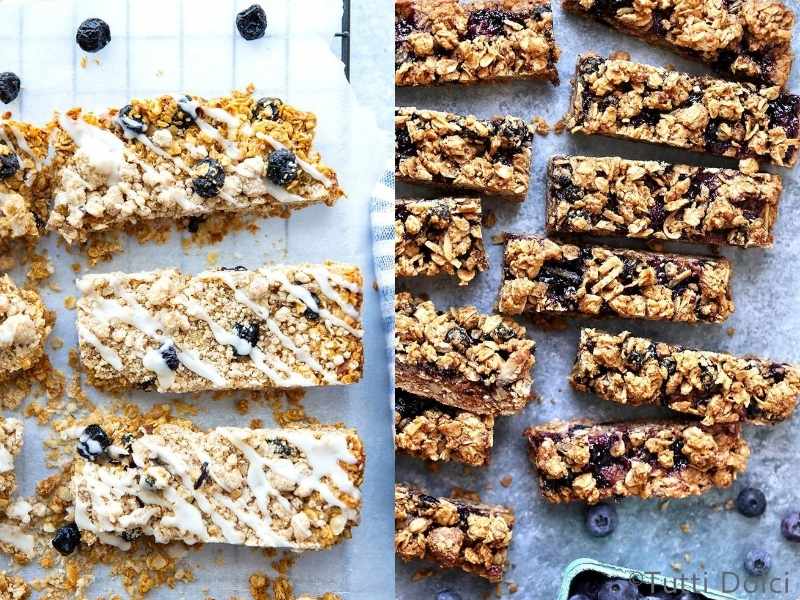 Blueberry Muffin Granola Bars