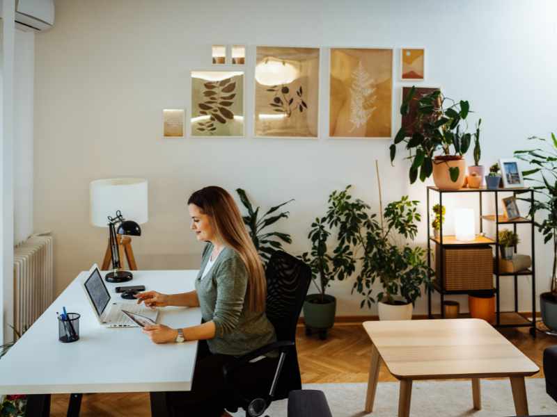 Boho-Chic Workspace