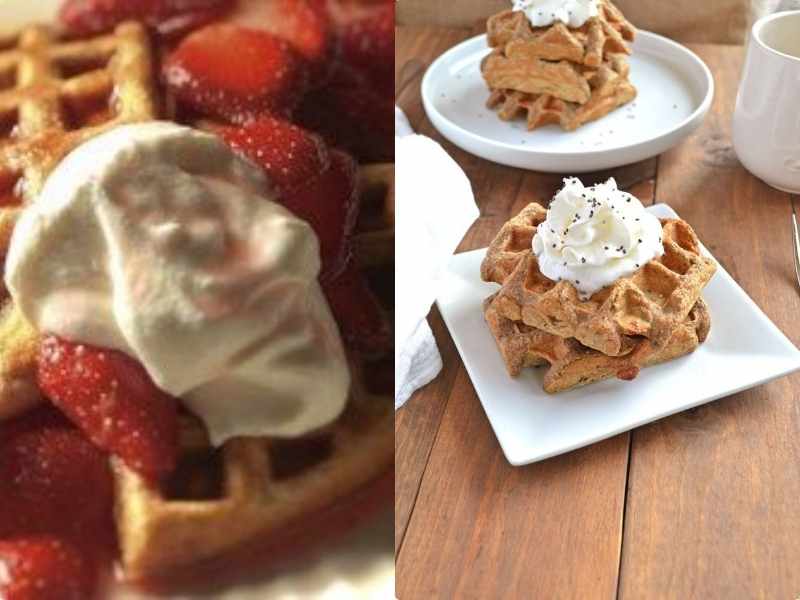 Chia Seed Whole Grain Waffles