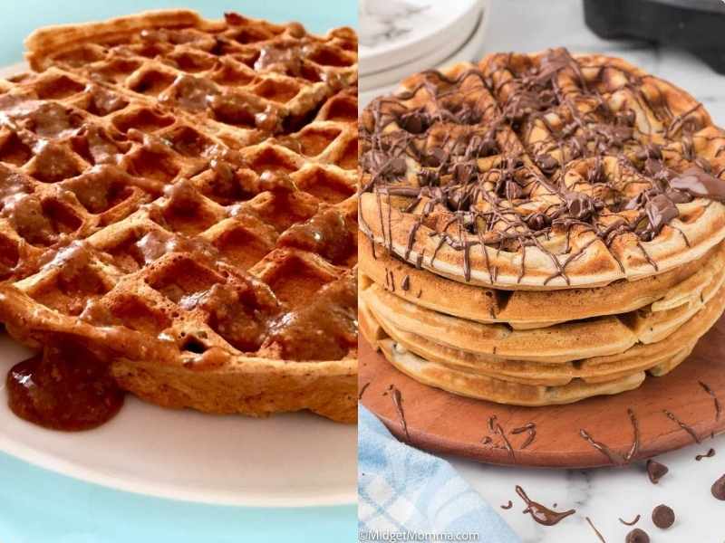 Chocolate Chip Whole Grain Waffles