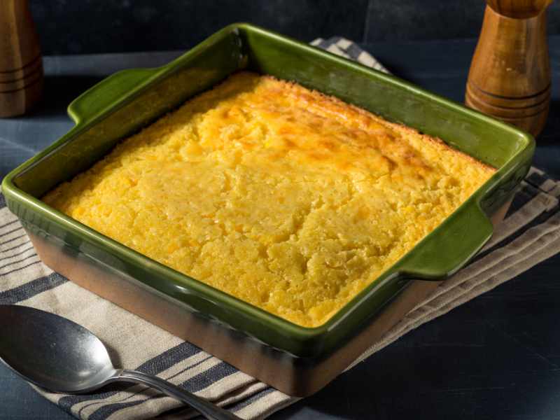 Corn corn Pudding for thanksgiving food recipes