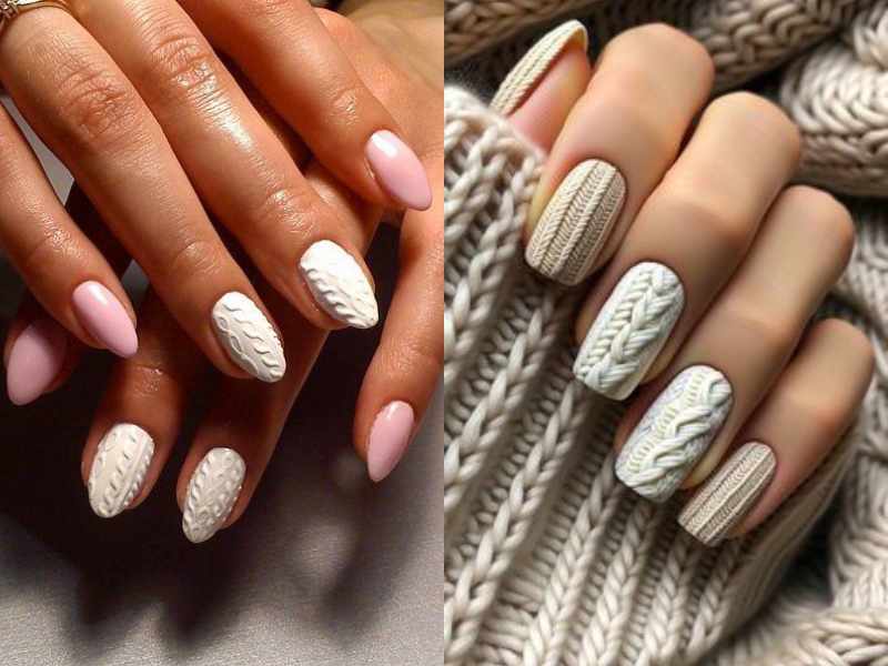 Cozy Sweater Nails