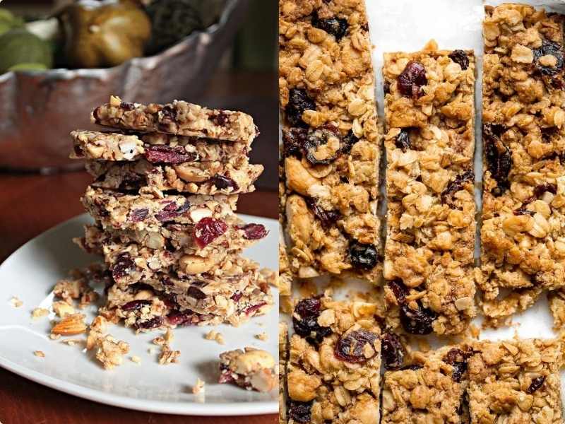 Cranberry Almond Granola Bars