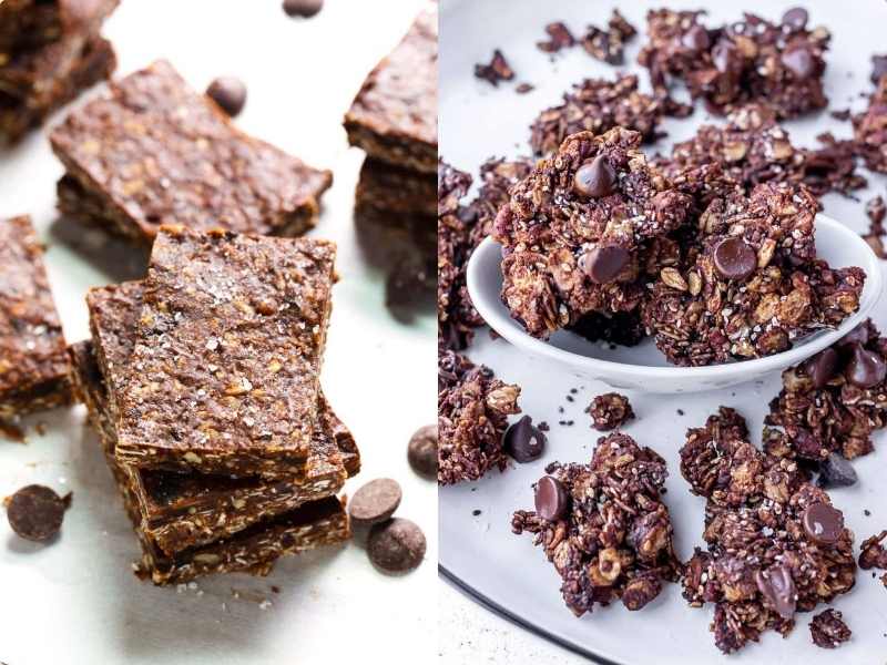 Dark Chocolate Sea Salt Granola Bars