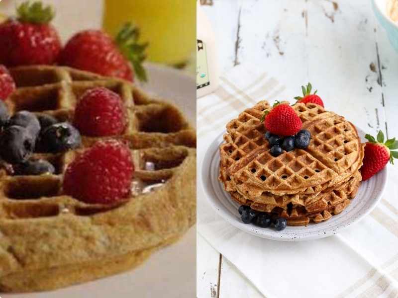 Flaxseed Whole Grain Waffles