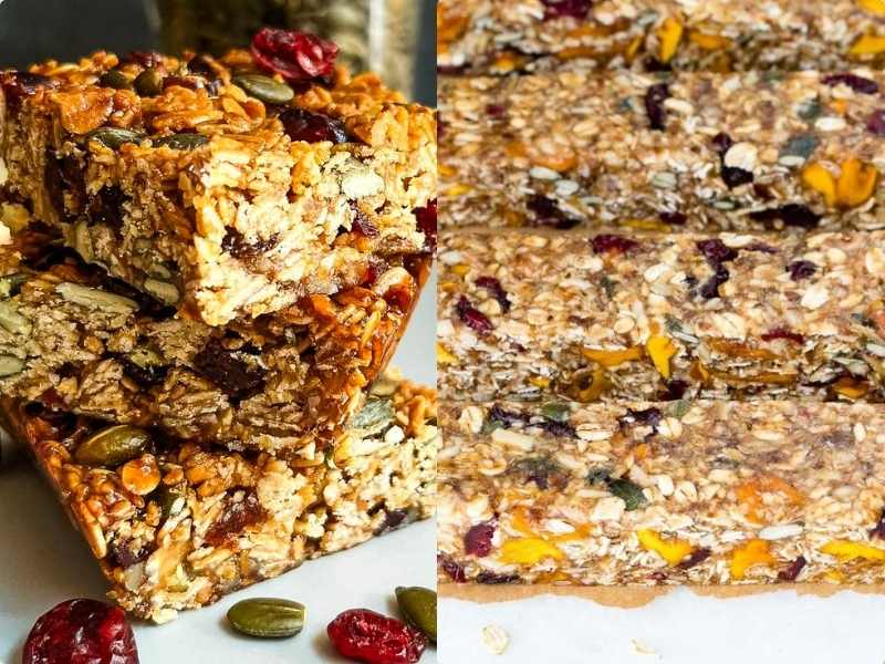 Fruit and Nut Granola Bars