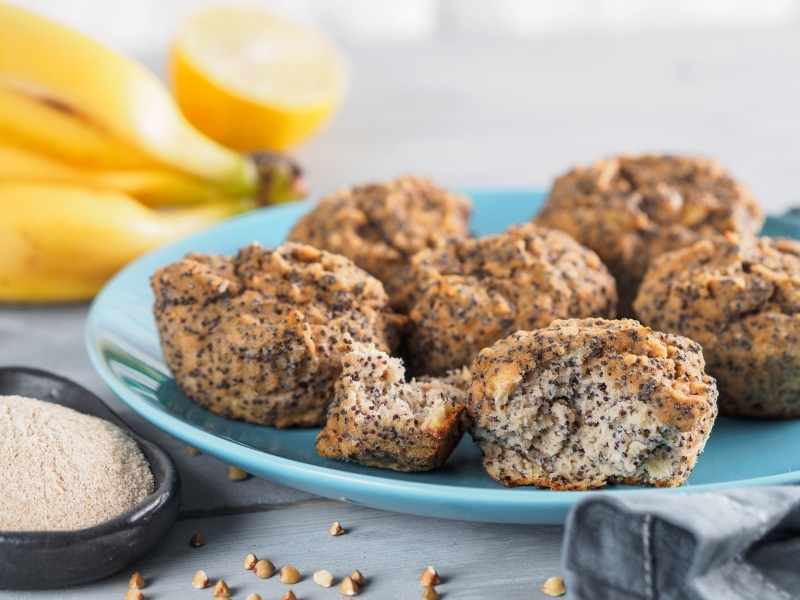 Gluten-Free Lemon Poppy Seed Muffins