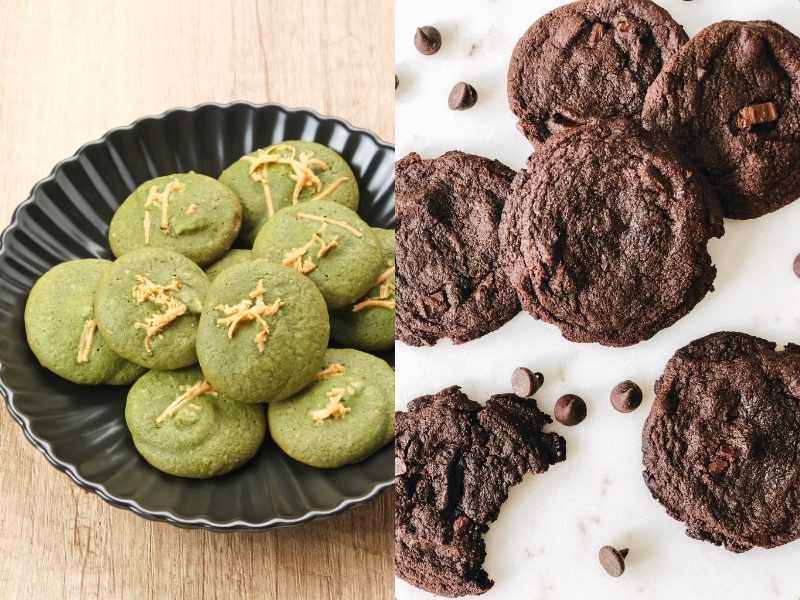 Gluten-Free Matcha Cookies