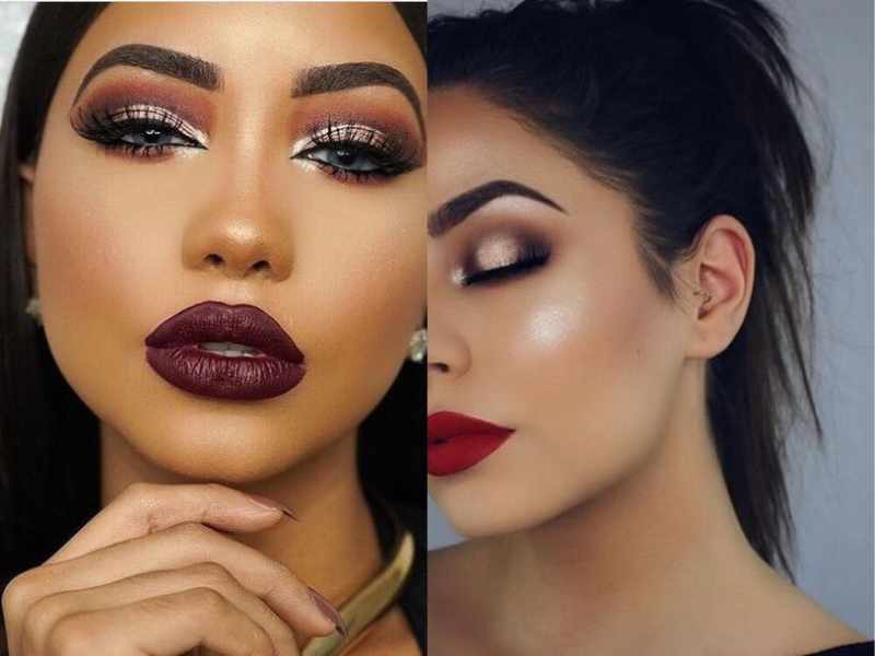 Matte Maroon Lips