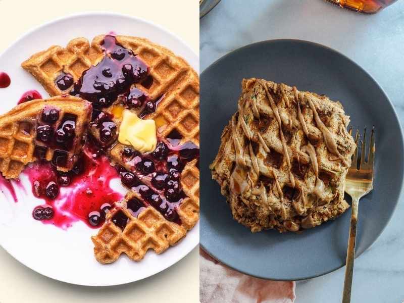 Oatmeal Whole Grain Waffles