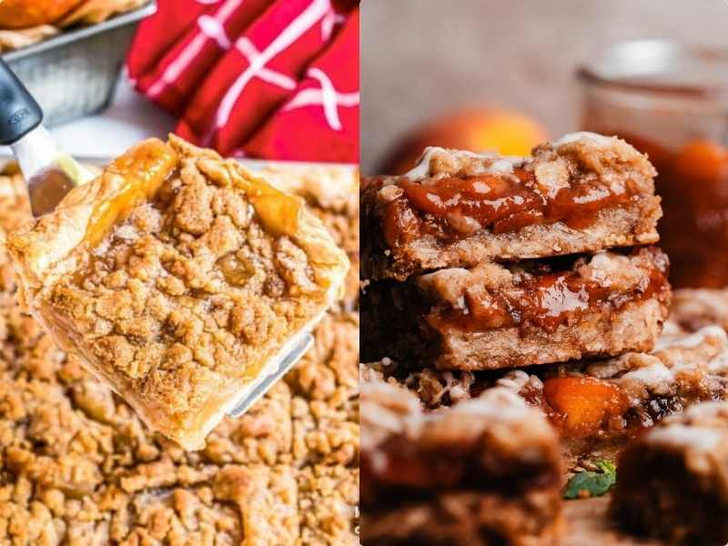 Peach Cobbler Granola Bars