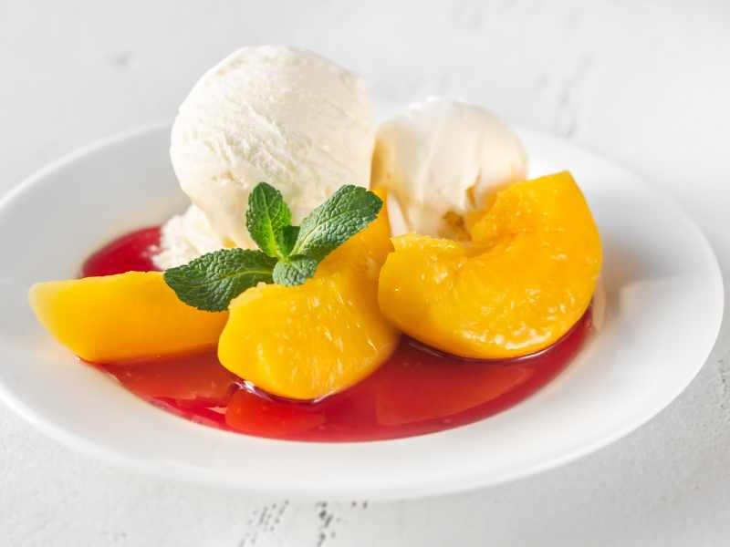 Peach Melba Bowl