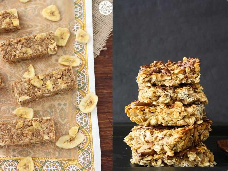 Peanut Butter Banana Granola Bars