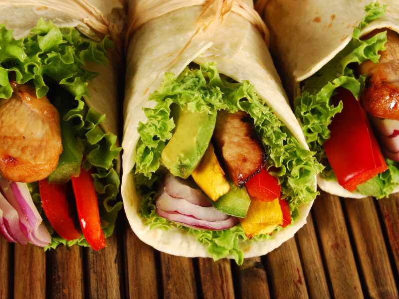 Turkey and Avocado Wraps