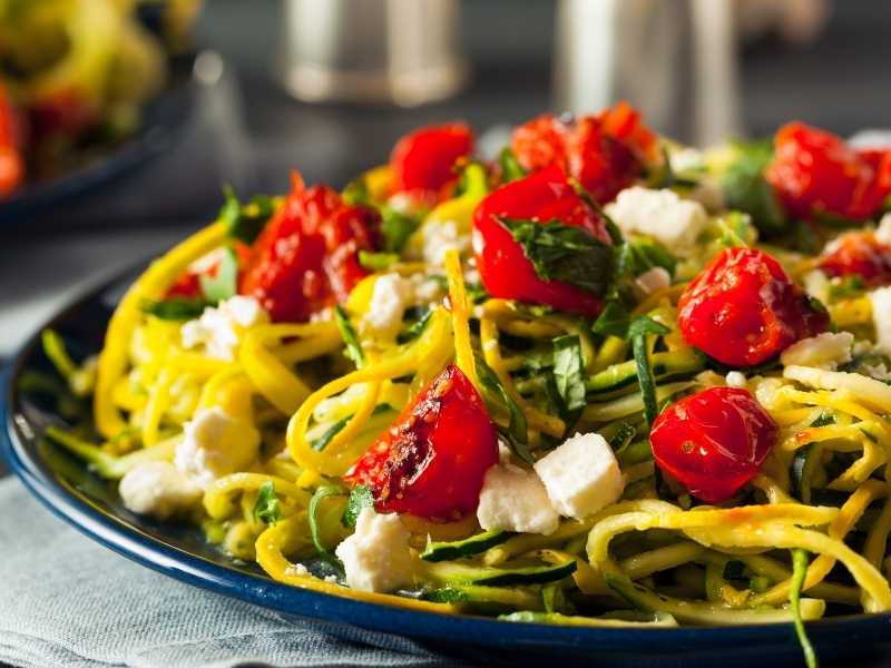 Zucchini Noodles with Pesto