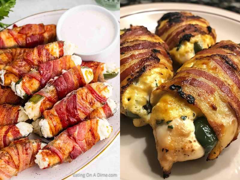 Bacon-Wrapped Jalapeño Poppers