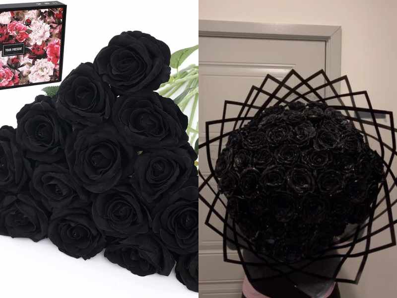 Black Rose Bouquet