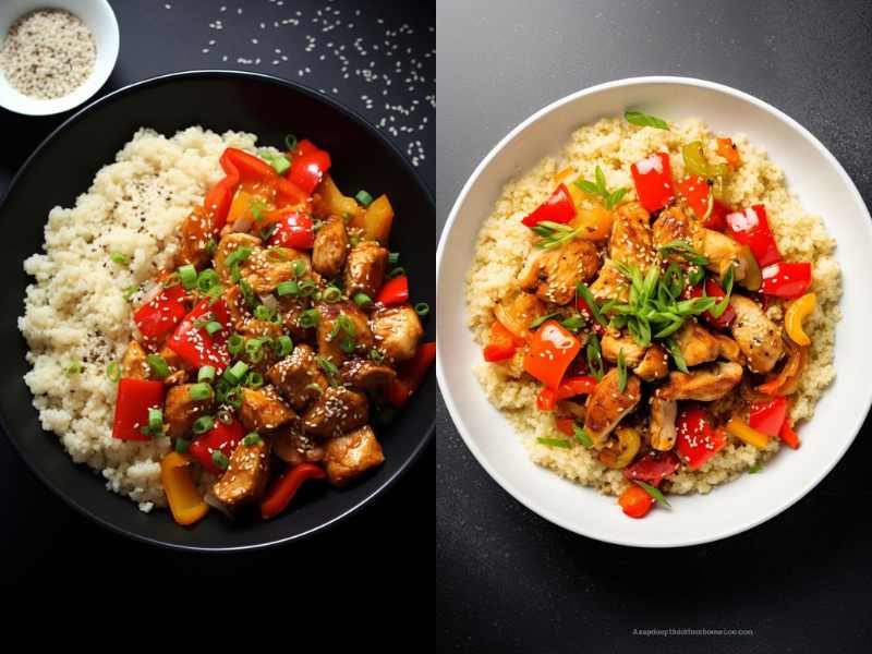 Chicken & Cauliflower Rice Stir-Fry