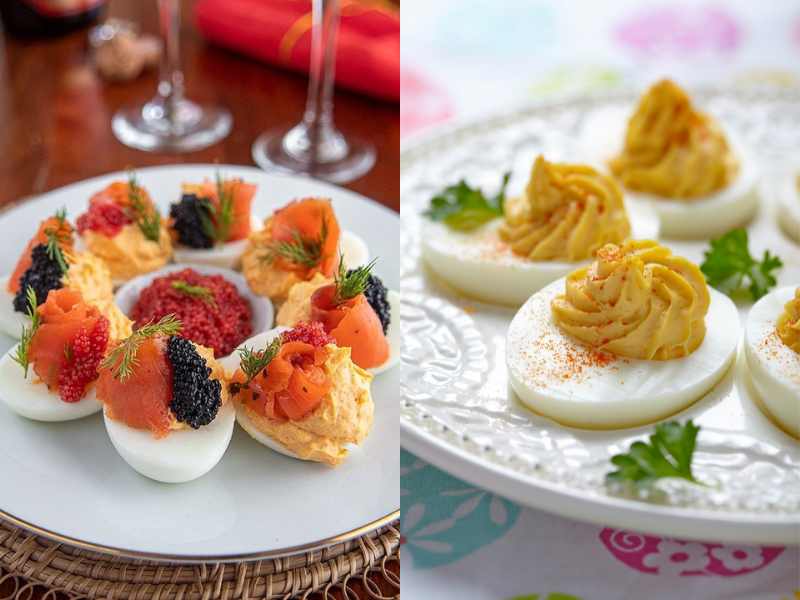 Deviled Eggs with Smoked Salmon