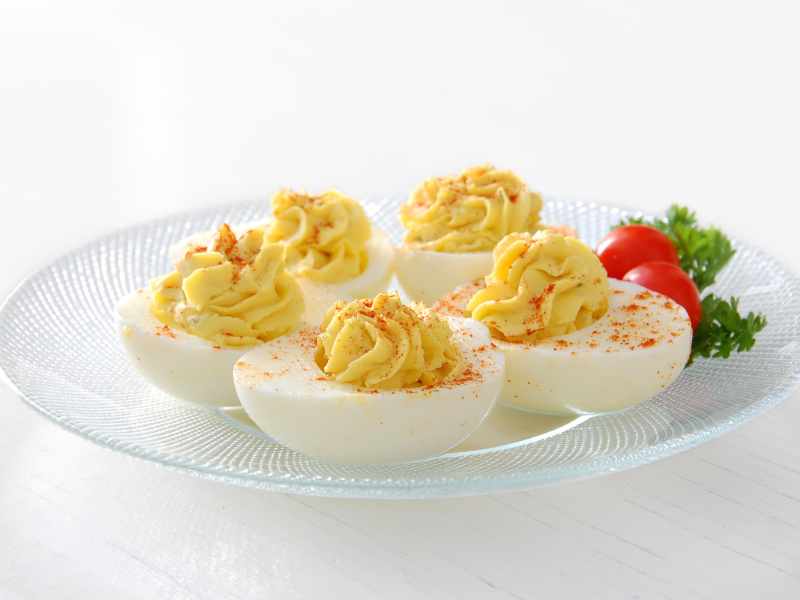 Deviled Eggs for new year's eve appetizers