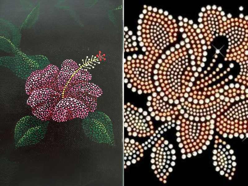 Dotted Flower Patterns