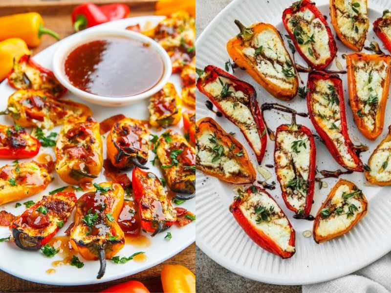 Goat Cheese Stuffed Peppers