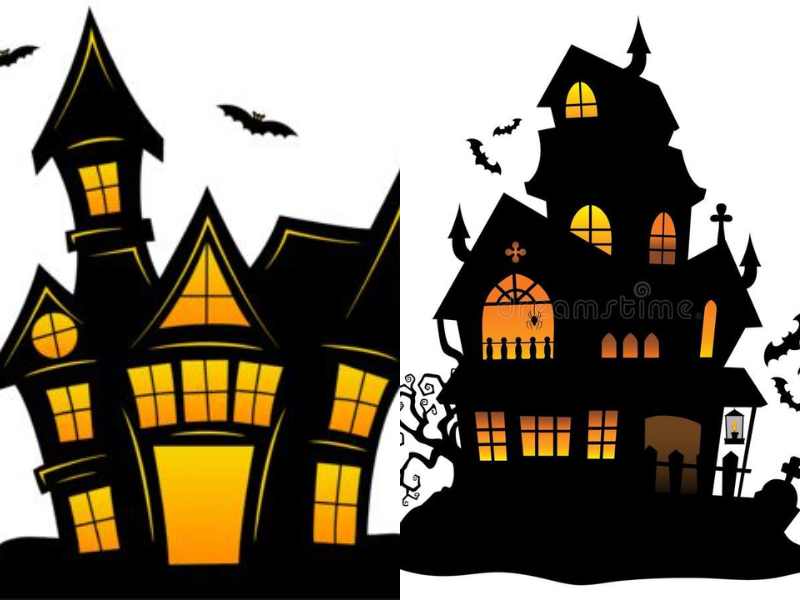 Haunted House Silhouette