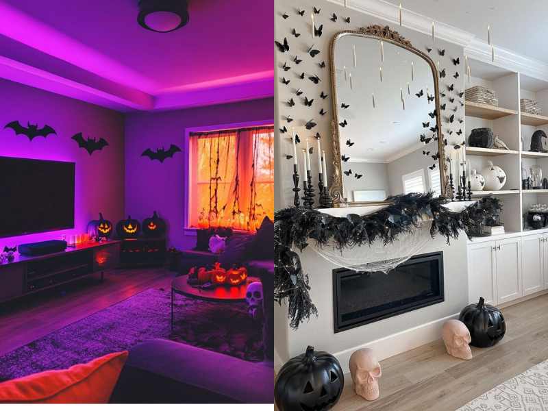 INDOOR HALLOWEEN DECOR IDEAS.