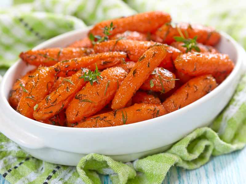 Maple-Glazed Carrots