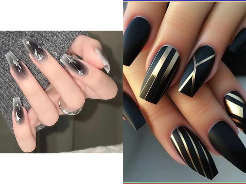 Matte Black with Silver Accents