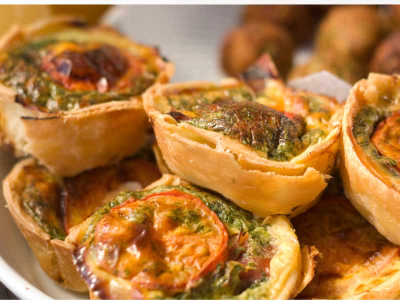 Mini Quiches for new year's eve appetizers