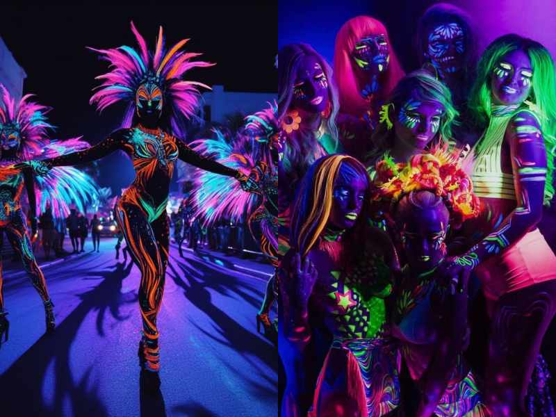 Neon Blacklight Party