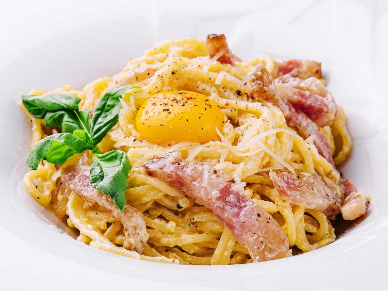 Pasta Carbonara.