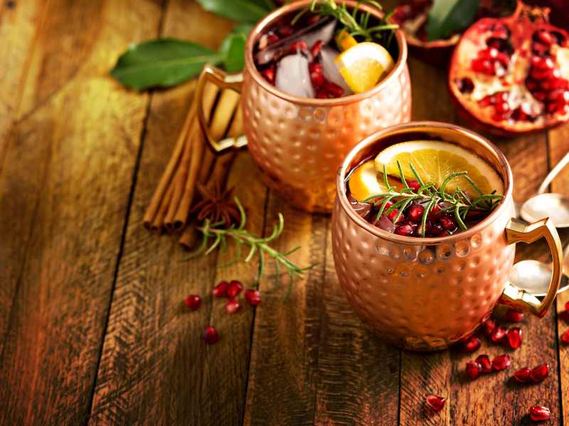 Pomegranate Moscow Mule