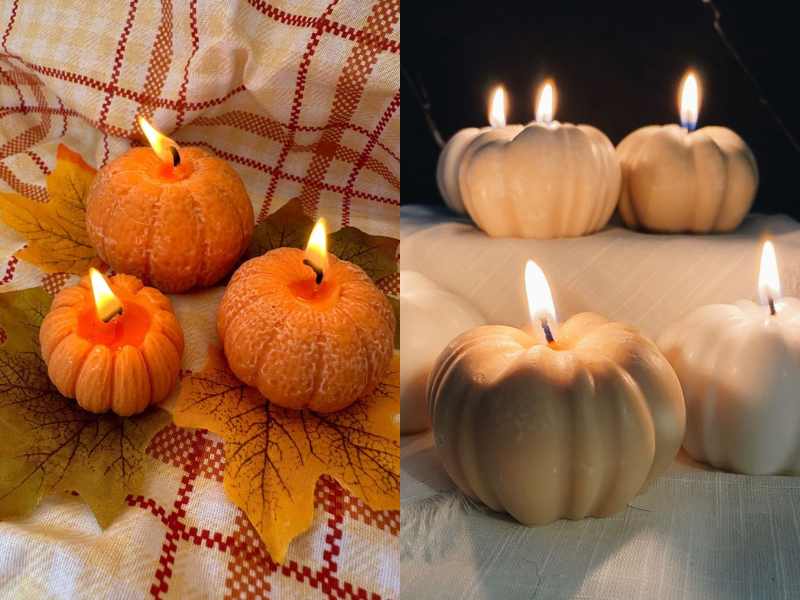 Pumpkin Candles