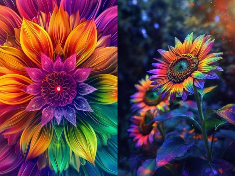 Rainbow Petals