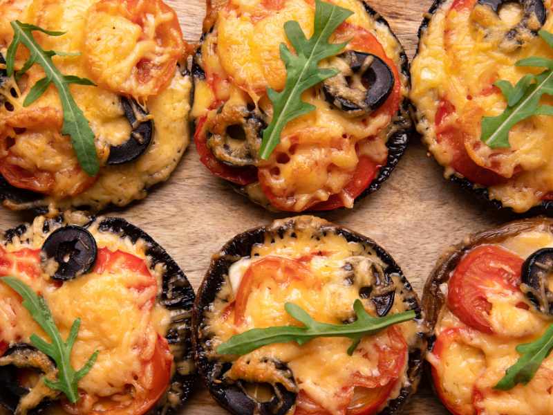 Stuffed Mushrooms for new year's eve appetizers