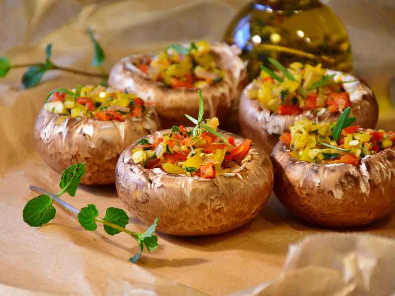 Stuffed Mushrooms.