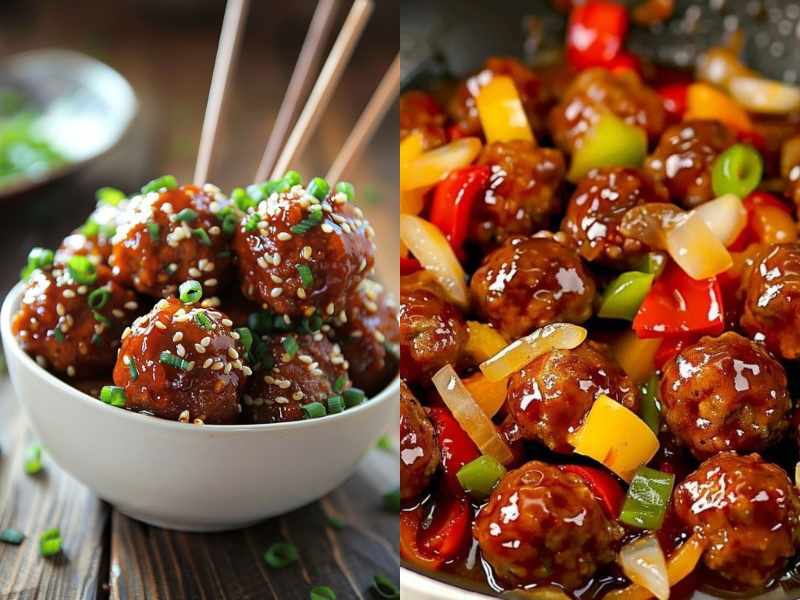 Sweet and Spicy Meatballs