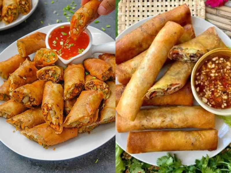 Thai Spring Rolls with Dipping Sauce