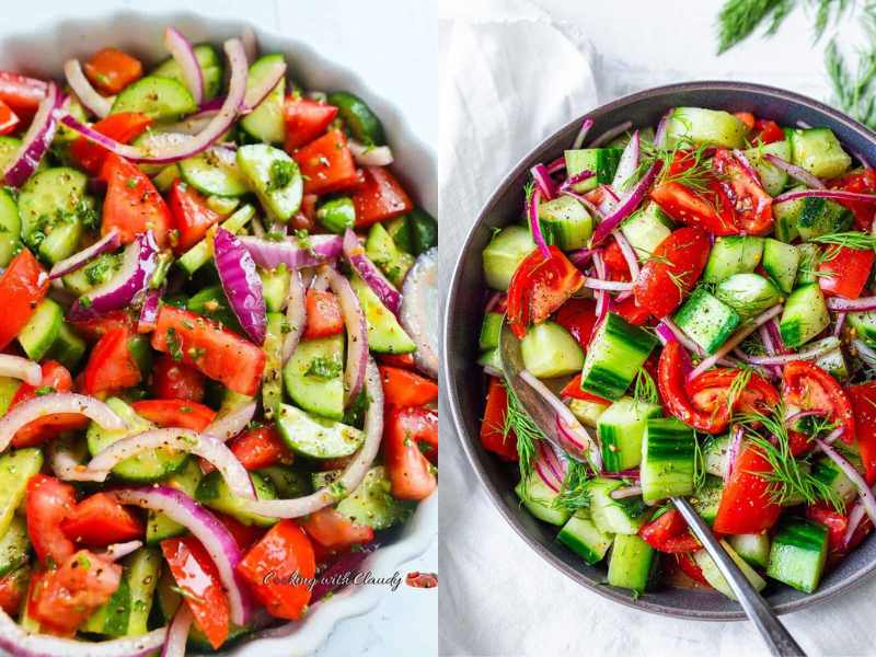 Tomato & Cucumber Salad